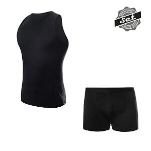 SENSOR SET MERINO AIR pánský bez rukávu + trenky