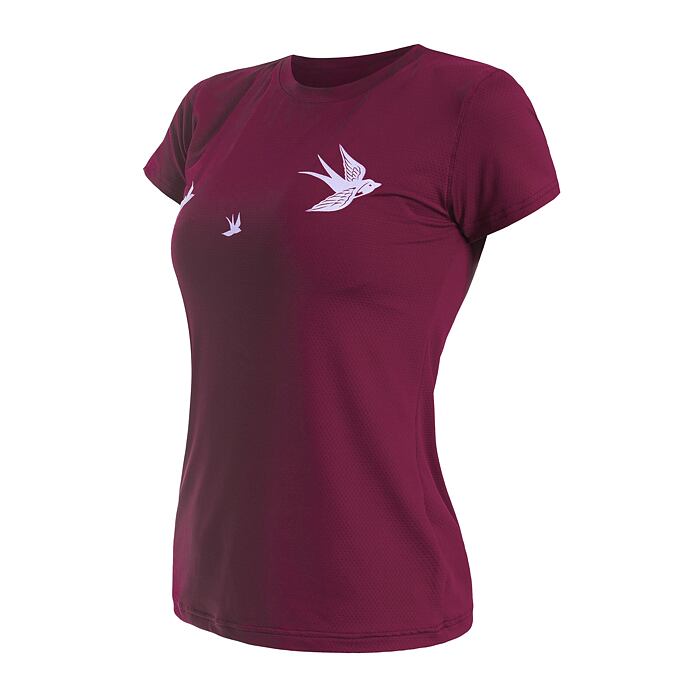 SENSOR COOLMAX TECH SWALLOW tricou damă cu mânecă scurtă violet