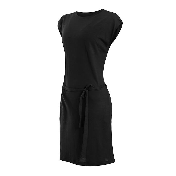 SENSOR MERINO ACTIVE rochie de dama neagra