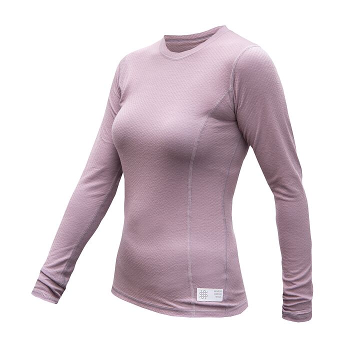 SENSOR MERINO DF tricou damă cu mânecă lungă mystic violet