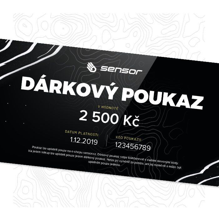 Dárkový poukaz na 2 500 Kč