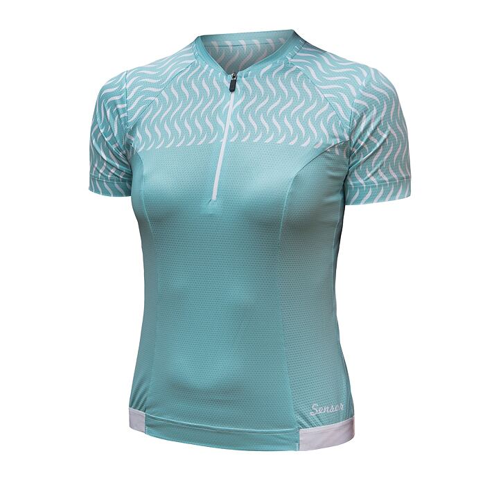 SENSOR CYKLO TOUR tricou dama cu maneca scurta mint wave