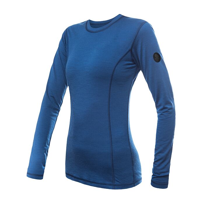 SENSOR MERINO AIR tricou dama cu maneca lunga, albastru inchis