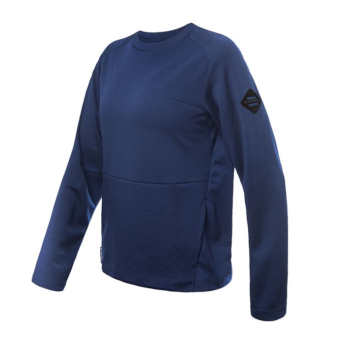 SENSOR MERINO UPPER traveller hanorac de damă albastru adânc