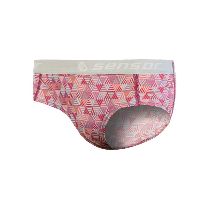 SENSOR MERINO IMPRESS chiloți de damă violet/model