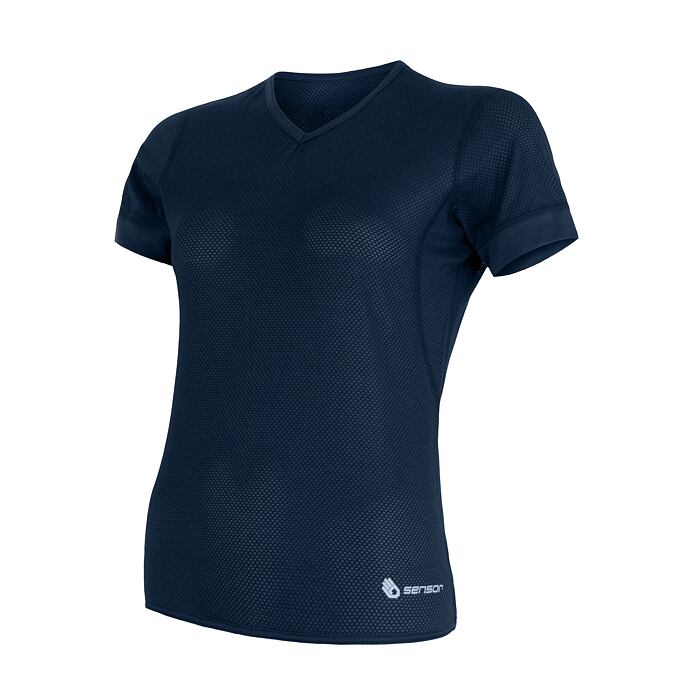 SENSOR COOLMAX AIR tricou de damă cu mânecă scurtă albastru intens