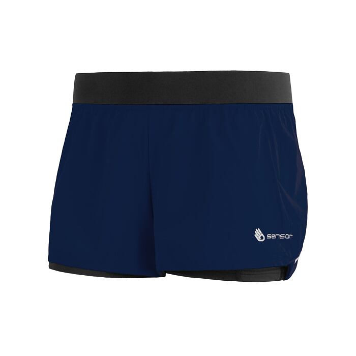 SENSOR TRAIL pantaloni scurți de damă albastru adânc