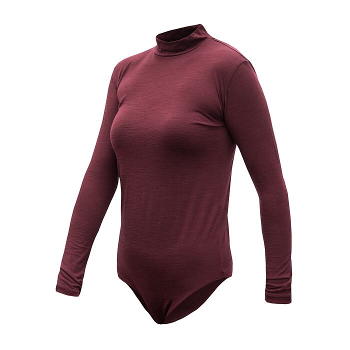 SENSOR MERINO AIR body dama maneci lungi port rosu