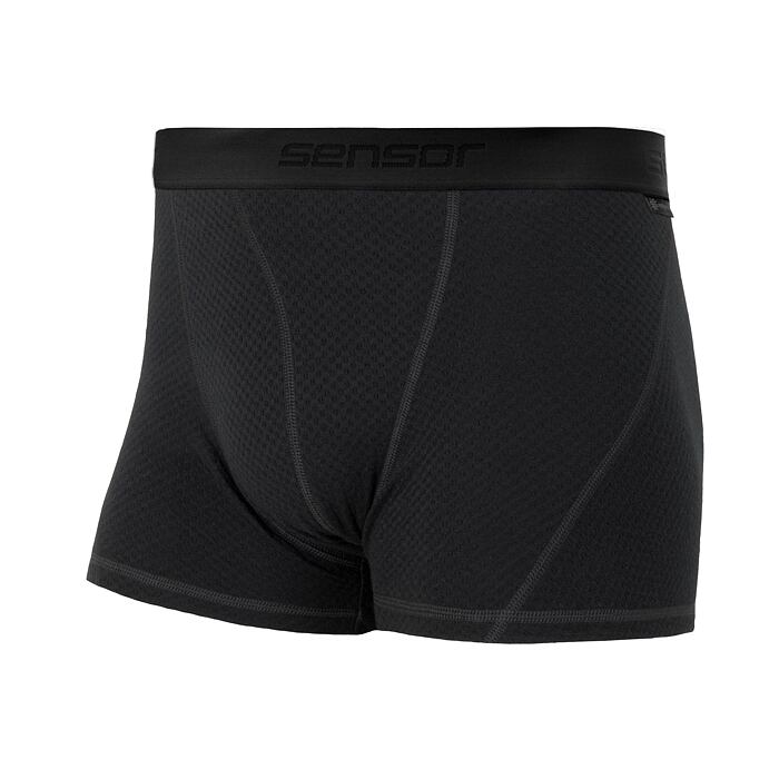 SENSOR MERINO DF boxeri bărbați culoare neagră