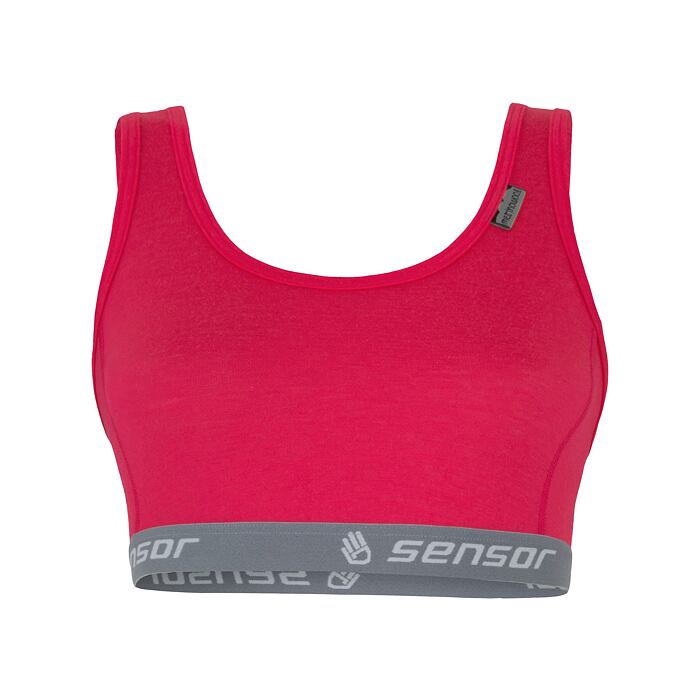 SENSOR MERINO ACTIVE sutien de dama magenta