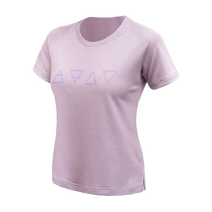 SENSOR MERINO BLEND ELEMENTS tricou damă cu mânecă scurtă mystic violet