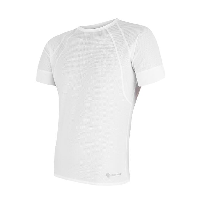 SENSOR COOLMAX AIR tricou barbatesc maneca scurta alb