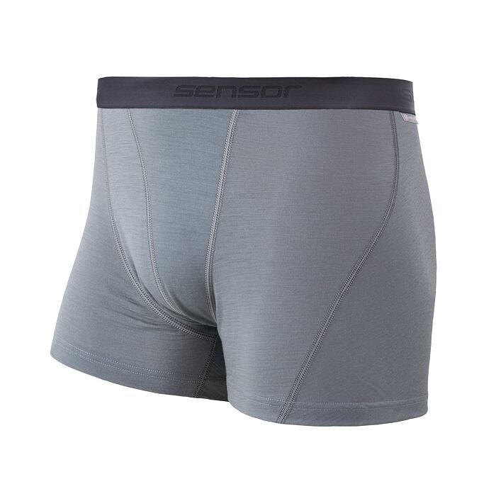 SENSOR MERINO ACTIVE pantaloni scurți bărbați st.gri