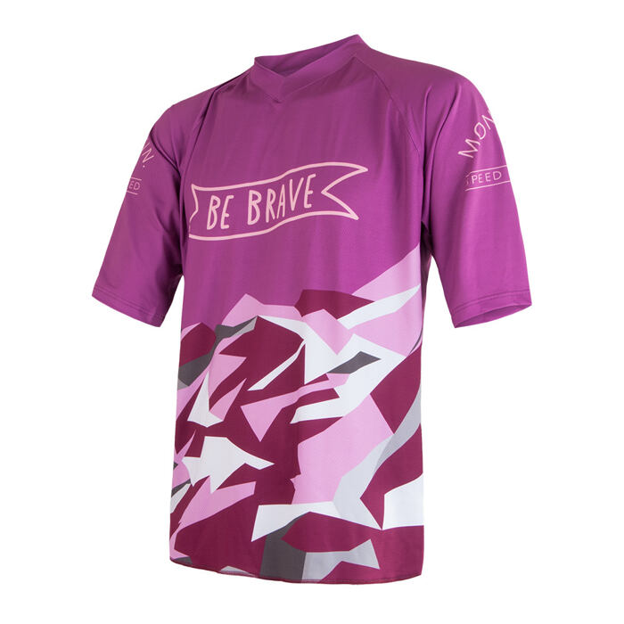 SENSOR CYKLO BRAVE tricou pentru bărbați gratuit kr.ruk. violet