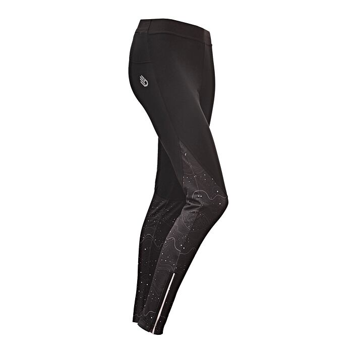 SENSOR DOTS pantaloni lungi dama negru/alb