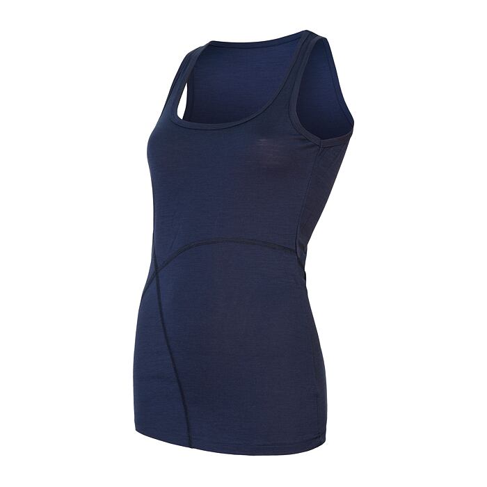 SENSOR MERINO ACTIVE maiou de damă deep blue