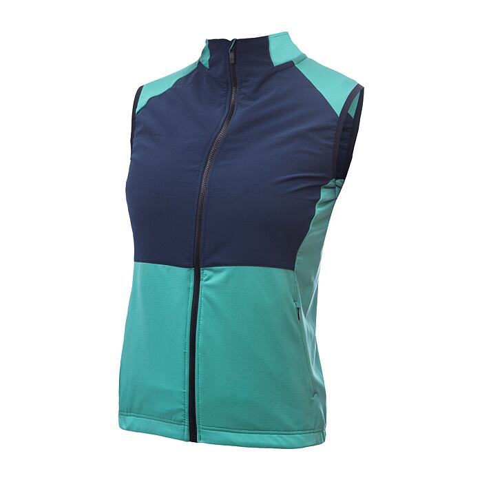 SENSOR COOLMAX THERMO vesta dama verde mare/albastru profund