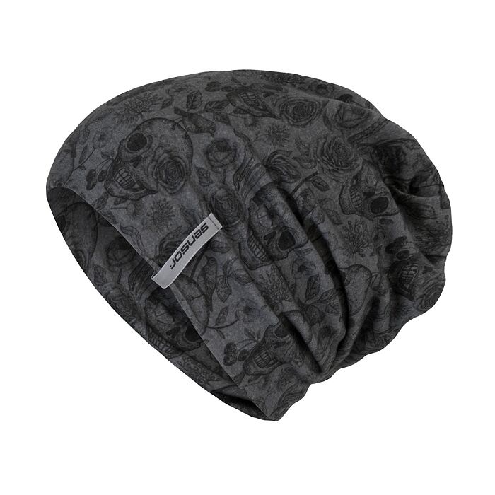 SENSOR ČEPICE MERINO IMPRESS negru/craniu