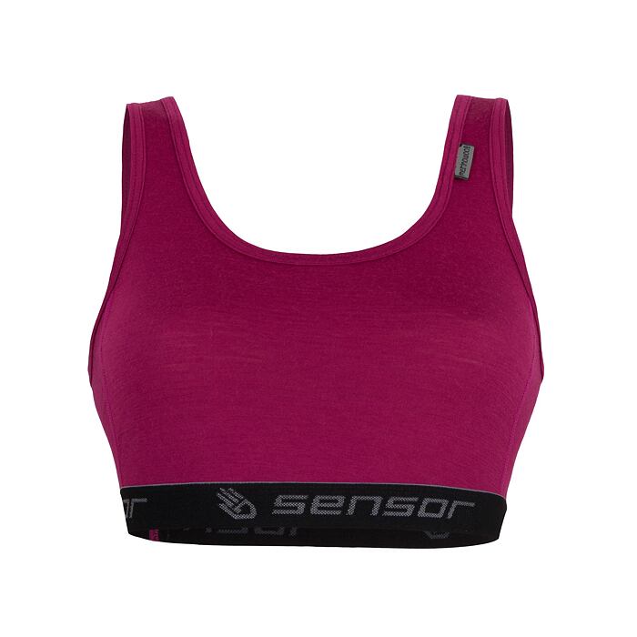 SENSOR MERINO ACTIVE sutien de dama lilla