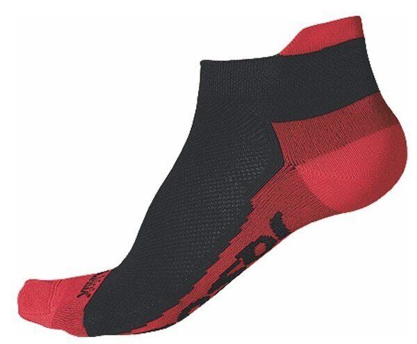 SENSOR ȘOSETE RACE COOL INVISIBLE negru/rosu