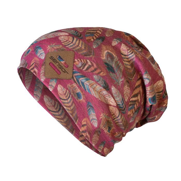 SENSOR CAPAC MERINO IMPRESS LOGO lilla/feather