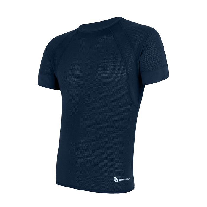 SENSOR COOLMAX AIR tricou bărbătesc cu mânecă scurtă albastru intens