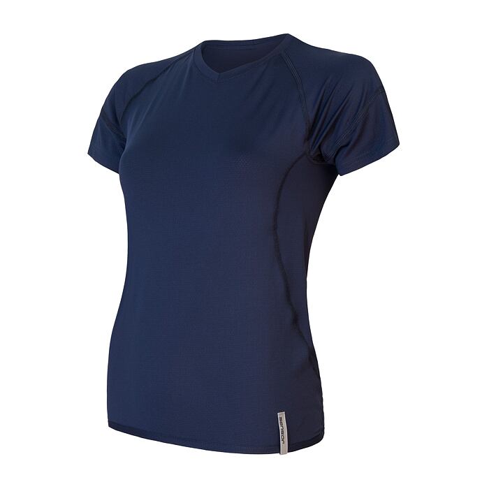 SENSOR COOLMAX TECH tricou de damă cu mânecă scurtă albastru intens