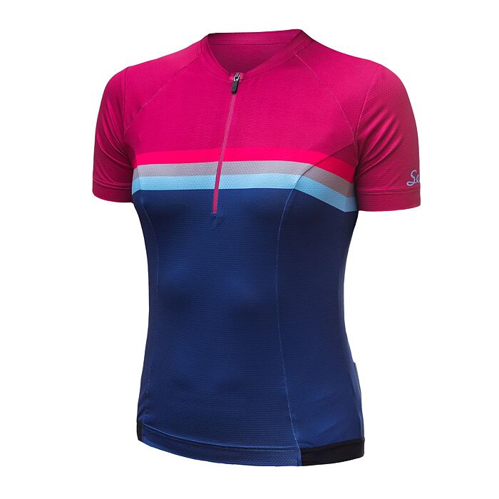SENSOR CYKLO TOUR tricou dama cu maneca scurta dungi lilla