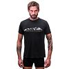 COOLMAX TECH MOUNTAINS LIMITED tricou barbatesc cu maneca scurta, negru