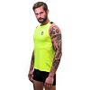 SENSOR COOLMAX FRESH PT HAND tricou barbatesc fara maneci reflex galben/negru