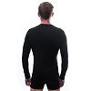 SENSOR MERINO DF ADVENTURE tricou bărbătesc cu mânecă lungă negru