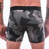 SENSOR MERINO IMPRESS pantaloni scurți bărbați negru/camo