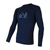 SENSOR MERINO DF CAMP pánské triko dl.rukáv deep blue