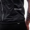 SENSOR CYKLO MOTION tricou bărbați cu mâneci scurte fermoar complet negru/gri