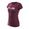 SENSOR MERINO AIR HILLS tricou dama cu maneca scurta port rosu