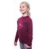 SENSOR MERINO DF TERRITORY tricou cu maneca lunga pentru copii liliac