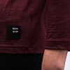 SENSOR MERINO AIR traveller tricou dama cu maneca lunga rosu port