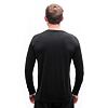 SENSOR MERINO AIR tricou cu mânecă lungă pentru bărbați, negru