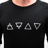 SENSOR MERINO BLEND ELEMENTS tricou bărbătesc cu mânecă lungă negru