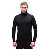 SENSOR MERINO BLEND tricou cu mânecă lungă pentru bărbați, negru