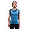 SENSOR MERINO IMPRESS tricou dama maneca scurta albastru/univers