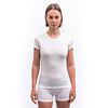 SENSOR MERINO CORDURA tricou dama maneca scurta alb