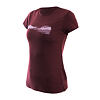 SENSOR MERINO AIR HILLS tricou dama cu maneca scurta port rosu