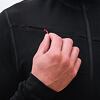 SENSOR MERINO UPPER hanorac bărbați cu fermoar scurt negru