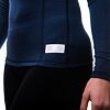 SENSOR MERINO DF tricou de damă cu mânecă lungă albastru intens