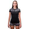 SENSOR COOLMAX IMPRESS tricou dama cu maneca scurta negru/mare