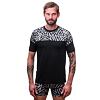 SENSOR COOLMAX IMPRESS tricou bărbătesc cu mânecă scurtă negru/stele