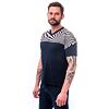 SENSOR HELIUM tricou bărbătesc cu mânecă scurtă deep blue/geometrie
