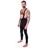 SENSOR CYKLO RACE ZERO pantaloni lungi pentru bărbați cu bretele negru adevărat
