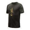 SENSOR MERINO AIR EARTH tricou bărbătesc cu mânecă scurtă verde olive